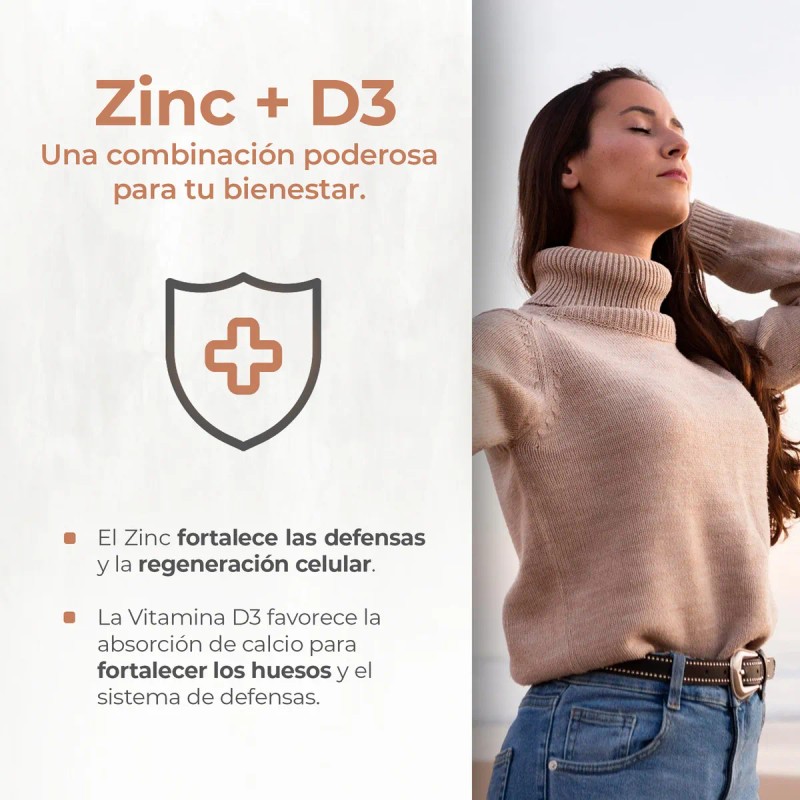 Zinc D3 Y Omega 3 Huesos Y Defensa 180 Cpsulas