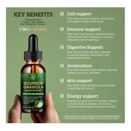 Gotas Guanábana Fórmula Inmune Y Vitalidad 30ml Americano