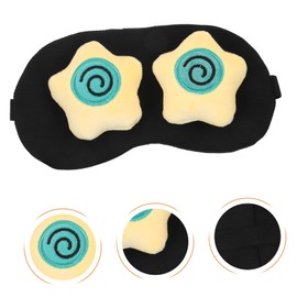 Ipetboom Travel Eye Mask Cooling Sleep Mask for Women Cartoon Stars Soft Silk Material