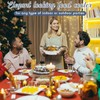 Baderke 2 Sets 11.8" Chilled Serving Tray for Parties Round