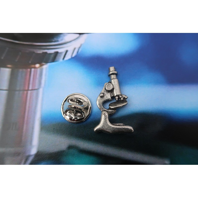 Jim Clift Design Microscope Lapel Pin - 1 Count