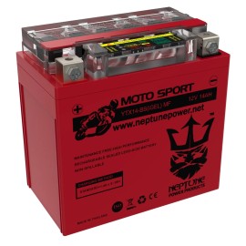 Neptune Power ATV Battery YTX14-BS for Honda TRX 500 420 450 350 300 Rubicon Foreman Rancher