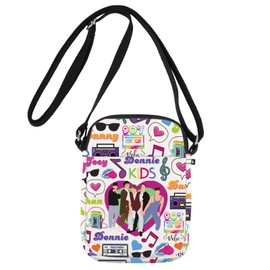 JNIAP Music Band Crossbody Bag Music Band Gifts Music Group Gifts Singer Crossbody Purse (go MIXTAPE cb)