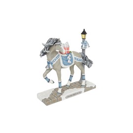 Enesco The Trail of Painted Ponies Christmas Time in The City Figurine, 8 Inch, Multicolor