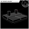 StealthMounts Drawer Hive ¼ Socket Holder – 10 Pack |