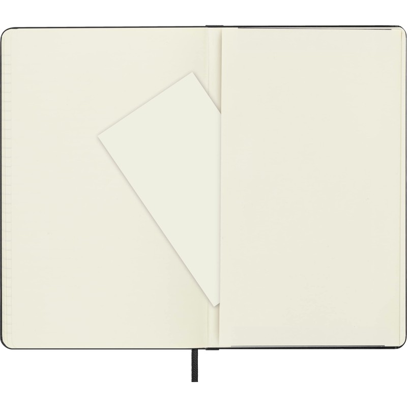 Moleskine, Classic Notebook, Blank and Lined Pages, Hard Cover and