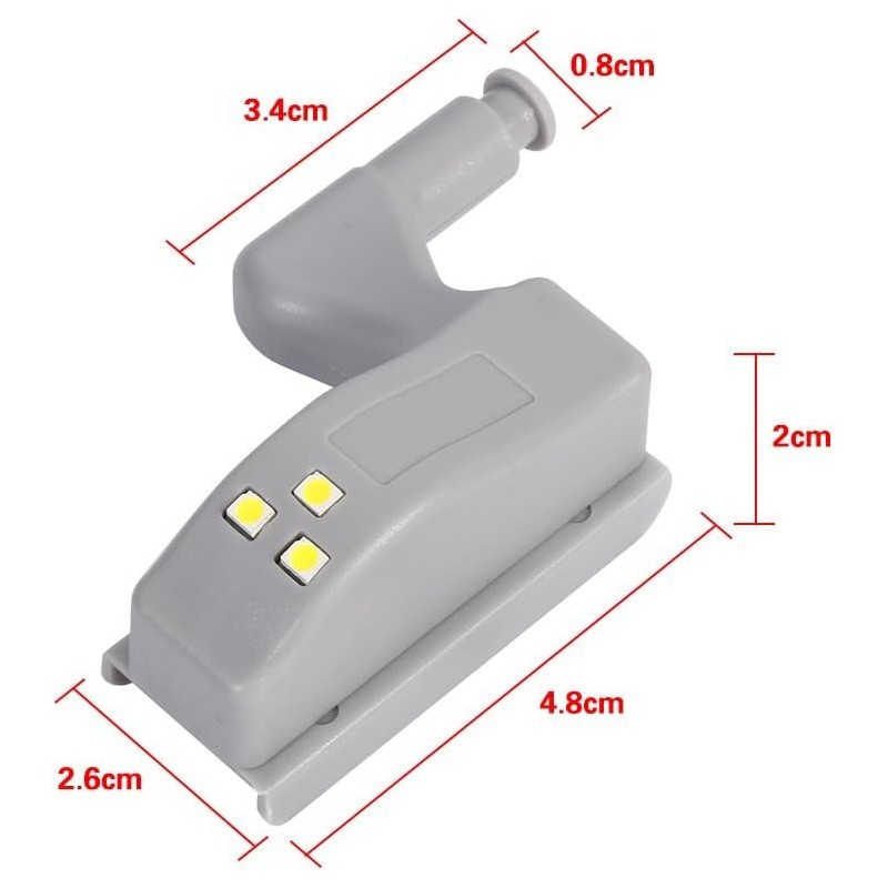Tyenaza Pack of 10 Smart Touch Switch Sensor Light, LED