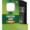 Bexter Freezer Jars 16 oz – 2 Pack | BPA-Free