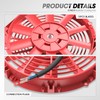 DNA MOTORING 12 Inch High Performace Electric Cooling Slim Radiator