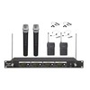 GTDaudio G-380HL VHF Wireless Microphone System with 2 Handheld &