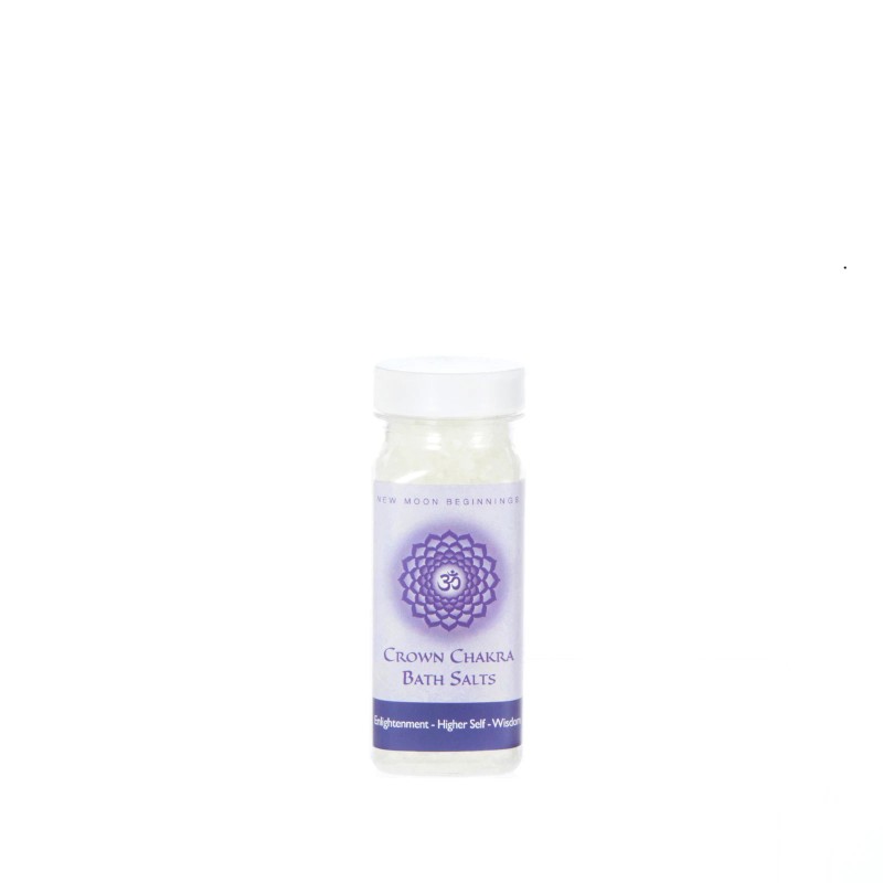 New Moon Beginnings Crown Chakra Bath Salt Blend by New
