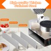 Litake Commercial Waffle Cone Maker 1200W 110V Stainless Steel Electric