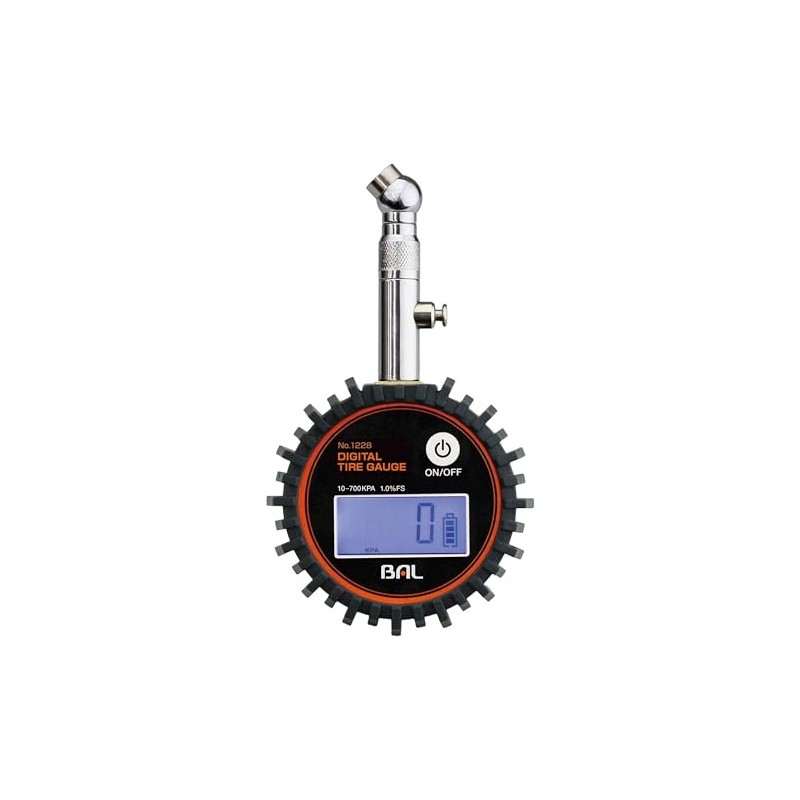 BAL NO1228 Digital Tire Gauge for Passenger Cars and Motorcycles