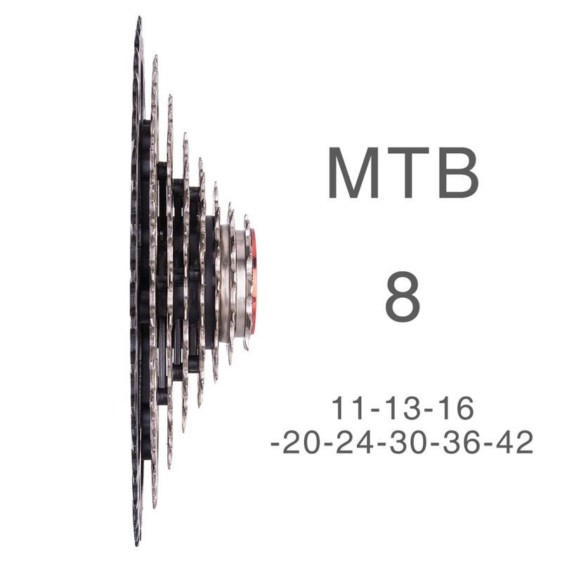 MTB 8 Speed 11-42T Cassette Freewheel Mountain Bike Bicycle Parts