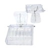 NIIIYTYB Bee Clip 2 Pcs Plastic Bee Queen Clips Transparent