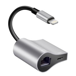 Enbiawit Lightning and USB C to Ethernet Adapter