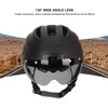 Smart Bicycle Helmet 4K HD Camera Magnetic Goggles Emergency Storage