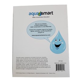 AquaSmart Conserve Planet STEAM-Based Water Conservation Learning, Glossy Non-Fiction Graphic All About Water Book with Writing and Activities, Texas Edition, Ages 8-12 CP1021