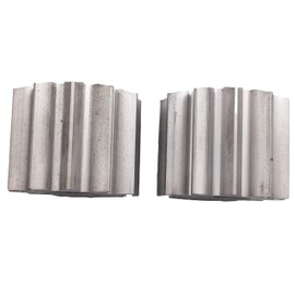 2pcs Steering Sector Pinion Gear for John Deere GX20053 155C 190C D100 D105 D110 LA140 LA145 LA150 LA155 102 105 115 125 135 145 LA165 LA175 X110 X120 LA120 LA125 LA130 LA135 Mowers