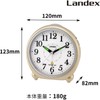 LANDEX YT5316 Table Clock, Alarm Clock, Analog, Constant Light, Light