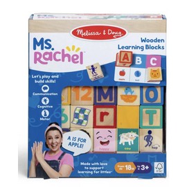 target Melissa & Doug Ms. Rachel Wooden Learning Blocks New with Box