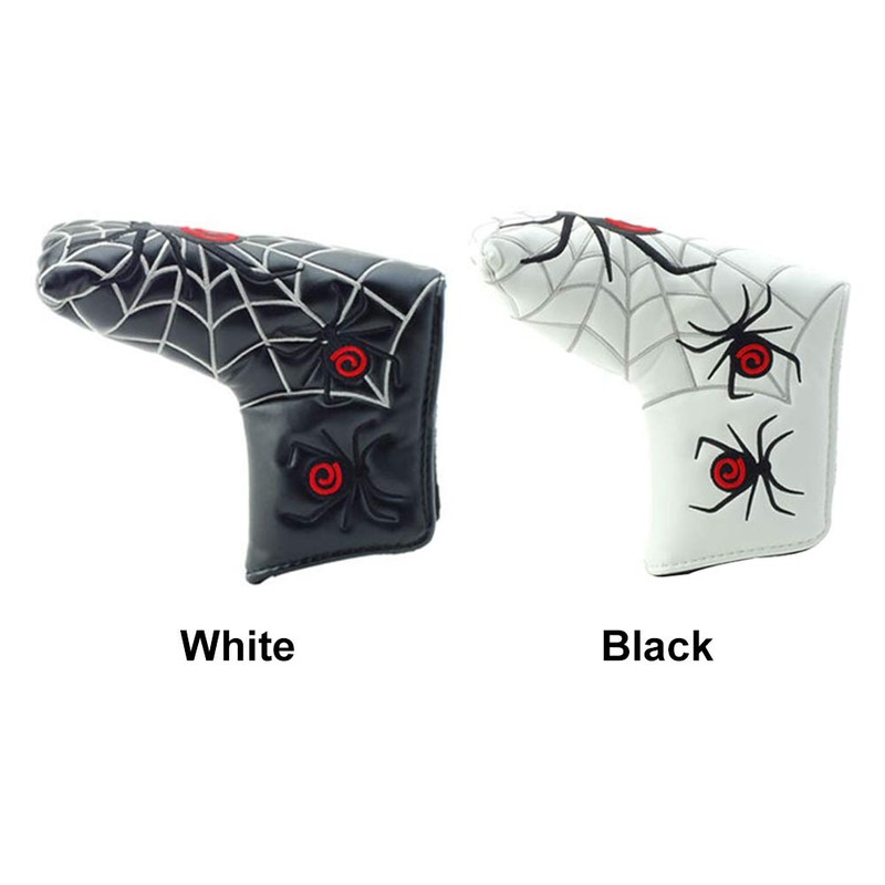 ALEOHALTER Golf Putter Head Cover Spider Web Golf Blade Putter
