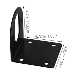 JECOMPRIS 5 x Motor Mount, Motor Stand, Mounting Bracket for Geared Motor, Motor Mounting Base, Mounting Bracket for Geared Motor, Iron