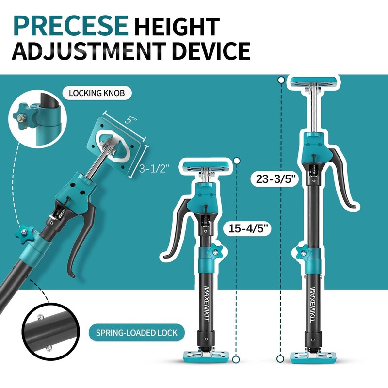 MAXENIKIT Third Hand Support Pole Heavy Duty, Cabinet Jacks for