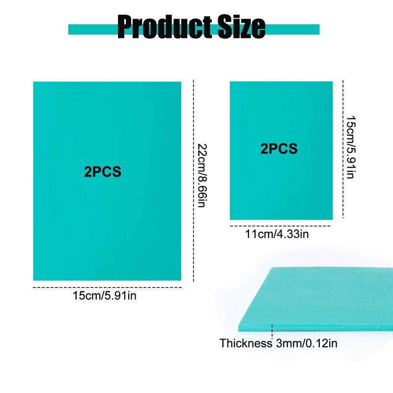 4PCS Lino Printing Kit, Printing Lino Sheets Set – Soft