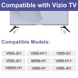 TV Stand Screws for Vizio TV Stand Legs Screws Kit, for Vizio 32” 50” 55” 58” TV Legs 32H-G9 D32F-G4 V505-J01 V555-H11 V555-G1 V555-J01 M556-H1 V585-H11 V585X-H1 V585-H1 Universal TV Mount Screws