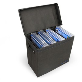 CASEMATIX Graded Comic Book Storage Case Fits up to 28 CGC Graded Comics, Lightweight Comic Book Bin with Three Removable Comic Book Box Partitions