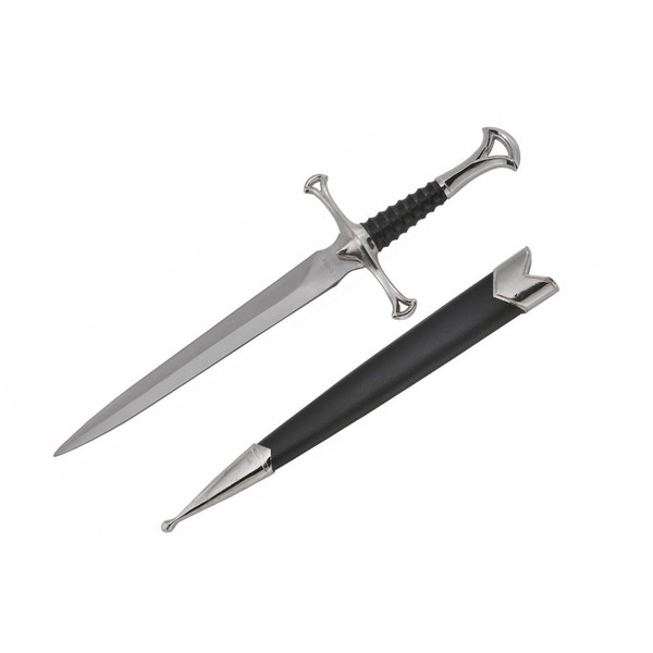 Wuu Jau Co H-5922 Medieval Dagger with Black Scabbard, 14"