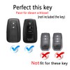HIBEYO Car Key Case for Toyota Cover Leather Protective Case