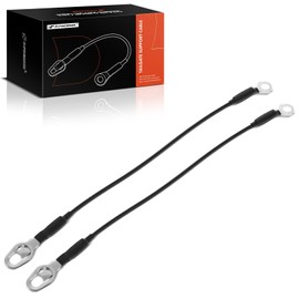 A-Premium Tailgate Cable Left & Right Side - Compatible with 1983-1996 Ford F-150, 1983-1997 F-250/F-350, 1997 F-250 HD, 1983 F-100-21-1/8 Inch Tailgate Support Cable Strap, # E3TZ9943052B