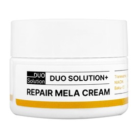 Duo Solution Tranexamic Acid 5% + Niacinamade 5% + Baku-CE 3% Cream, Repair Mela Cream - Tranexamic acid 50,000ppm, Niacinamade 50,000ppm, bakuchiol 30,000ppm, PDRN, Peptides, Hyaluronic