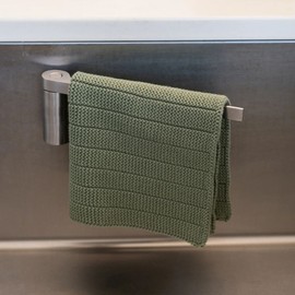 Ecovask Happy Sinks Magnetic Dishcloth Holder - Stainless Steel