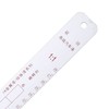 Zaagot Stainless Steel Paint Stick Car Paint Proportional Measuring Scale
