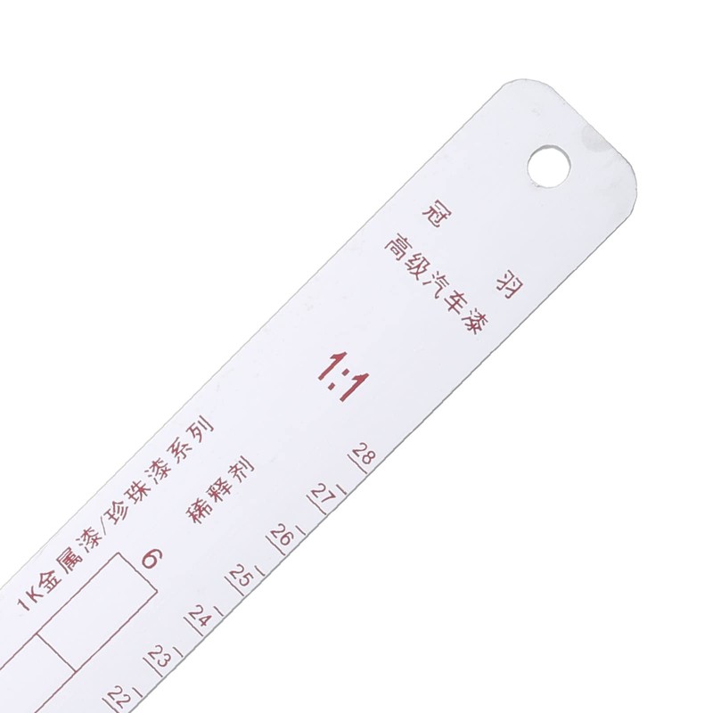 Zaagot Stainless Steel Paint Stick Car Paint Proportional Measuring Scale