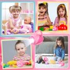 Nosiny 2 Pieces Kids Flashlights for Toddlers Pink Girls Plastic