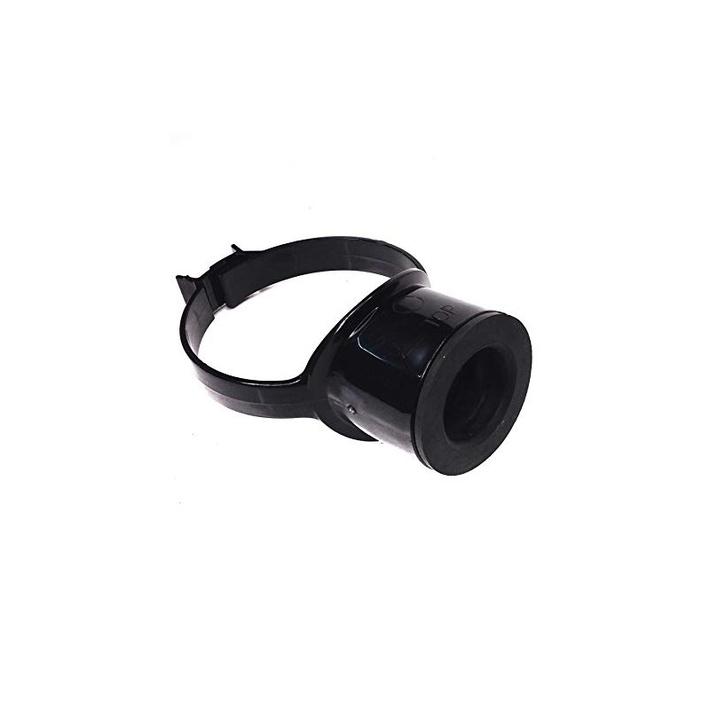 Floplast Soil Pipe Black Strap Boss with 32mm Rubber Boss