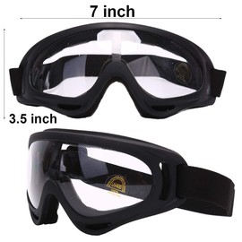 Buytra Kids Safety Glasses Perfect for Nerf Gun Games 4 Pack - Protective Safety Goggles for Kids and Adults - Eye Protection Shield for Foam Blaster Guns
