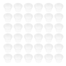 120pcs Candle Wind Cup Candle Holder Transparent Candle Cup Clear Candle Cup Plastic Cups Wax Candle Cup Romance Windproof Cup Light Holder Cup Wedding Candle Cup Small Candle Cups