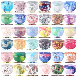 WPONSZU 36 Pack Scented Candles Gift Set for Woman, Jar Candle, 2.5 oz Soy Wax Tin Candle-Ideal Gift for Travel Home Décor