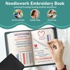 New Embroidery Stitch Book Kit for Adults & DIY Craft