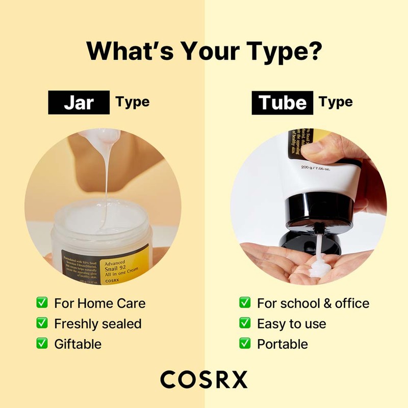 COSRX [COSRX]Advanced Snail 92 All In One Cream Tube 100ml