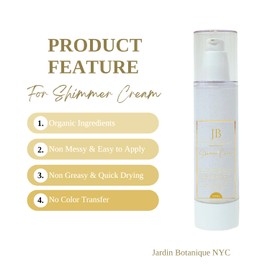 Light Tone Body Shimmer Cream Transparent