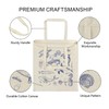 TRUMPETIC Marine Tote Bag for Women, 15” Marine Life Reusable