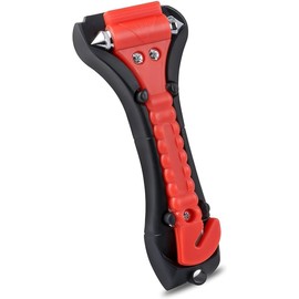 Car Safety Hammer Seat Belt Cutter 2-in-1 Car Window Breaker and Safety Belt Cutter for Car, Bus, Car,Truck
