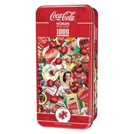 MasterPieces 1000 Piece Jigsaw Puzzle with Collectible Tin Case - Coca-Cola - 11.25"x16.75"