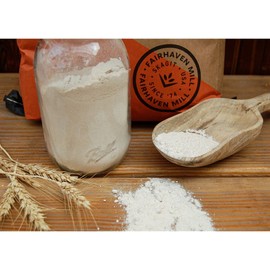 Fairhaven Mill Premium Whole Grain Pastry Flour - Low Protein, Rich in Fiber - Perfect for Delicate Pastries, Pies, Cakes - 5 lbs Bag - 8503